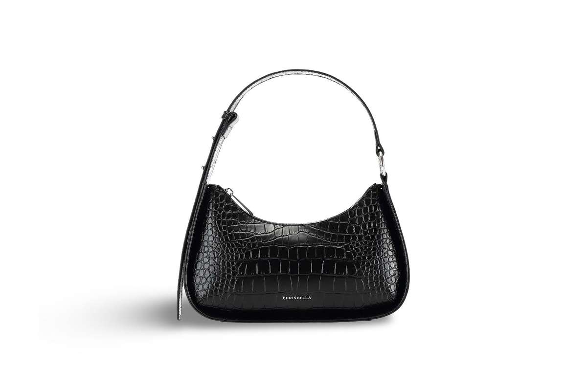 Chrisbella Classic Black Shoulder Bag