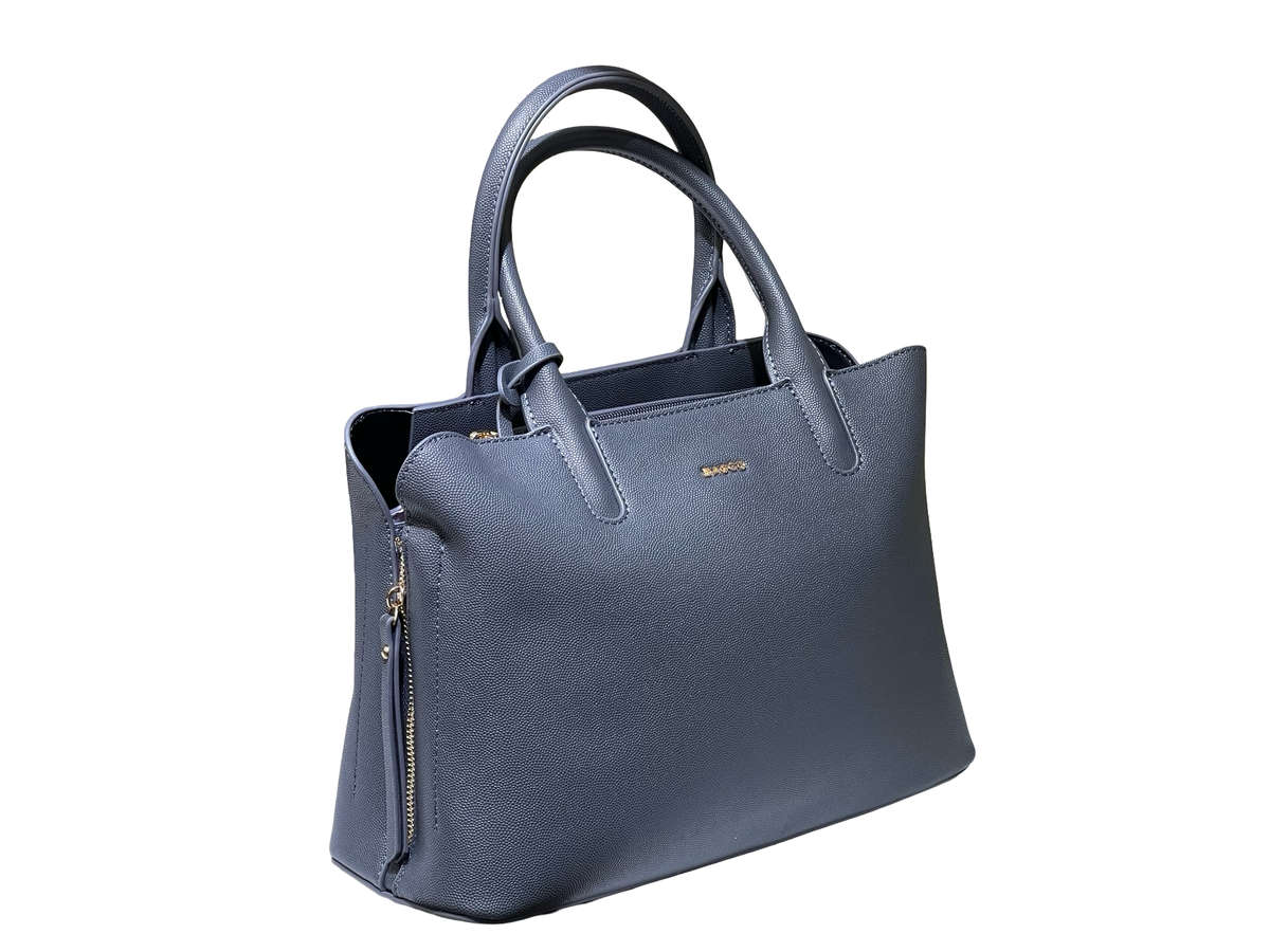 New Trendy Executive Gray BAGCO Handbag