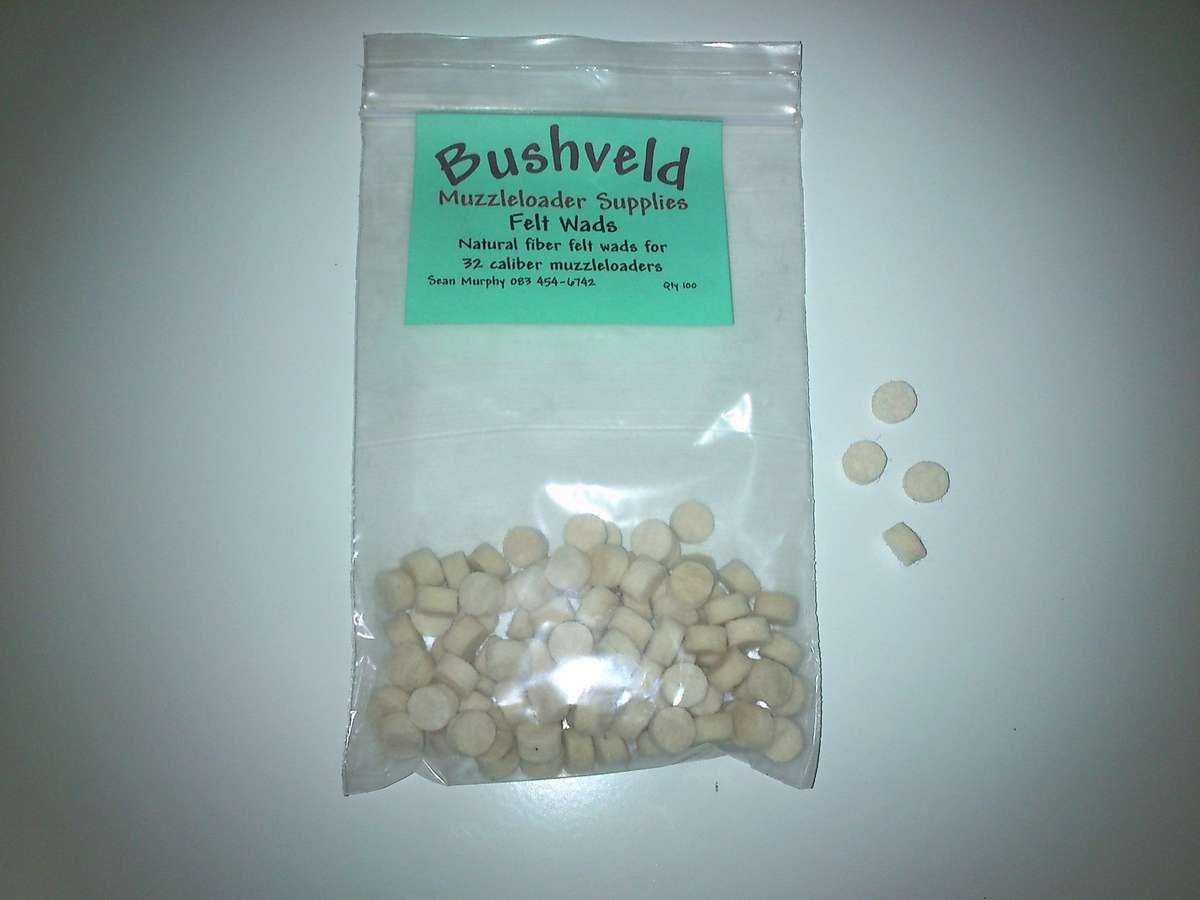 Bushveldt .32 Felt Wads