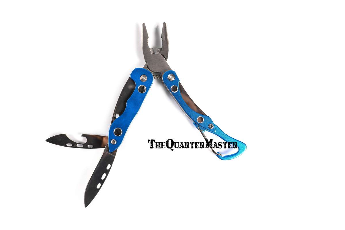 Enlan 7 Function Carabiner multi-tool Blue