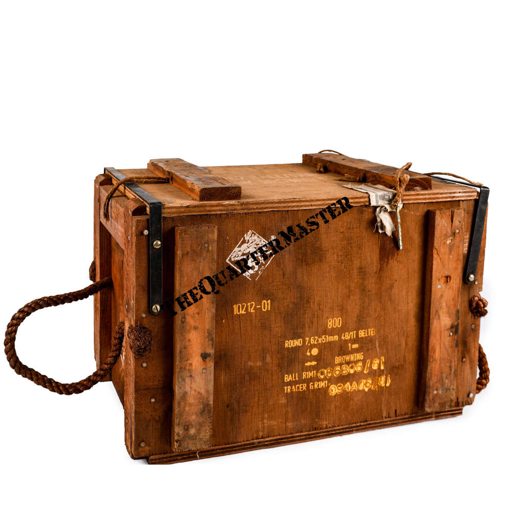 Classic Wooden Ammo Box