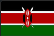 Kenya Flag 40x60 mm with Velcro