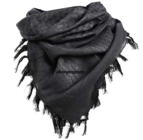 Shemagh Head Scarf: Black