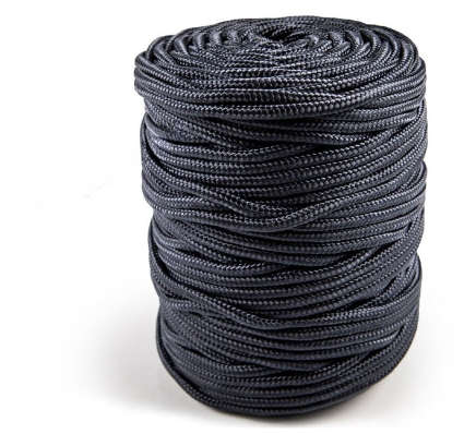 PP Round Braid 5mm x 100m Black