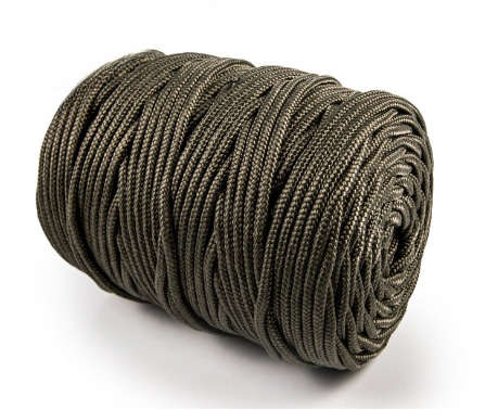 PP Round Braid 5mm x 100m Military Green