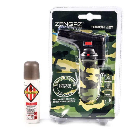 Hyper Flame Gas Torch ZT50 with Refill : Forest Camo