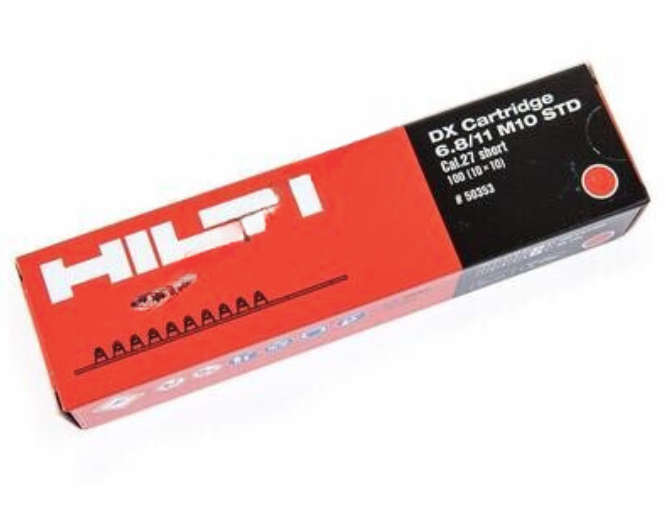 Hilti Caps: DX Cartridge 6,8/11 Yellow: Box of 100