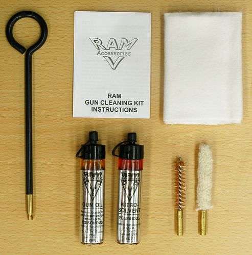 RAM Handgun Cleaning Kit: Ring Pull .38/9mmP Cal