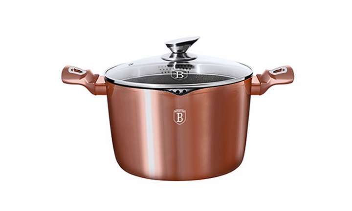 Berlinger Haus - 24 cm Marble Coating Deep Pasta & Rice Pot + Lid (READ THE DESCRIPTION)