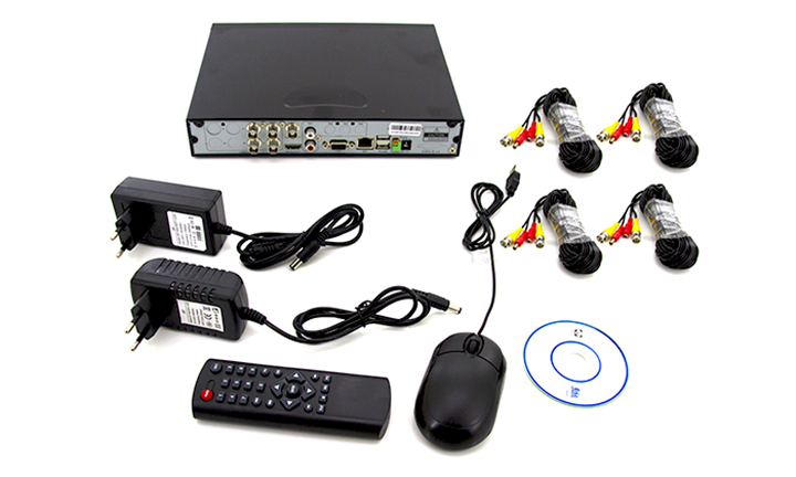 4 Channel AHD CCTV Kit with Internet & 4G Viewing