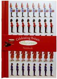A6 British Small Notebook Hardcover Celebrating Britain Lined School Stationery