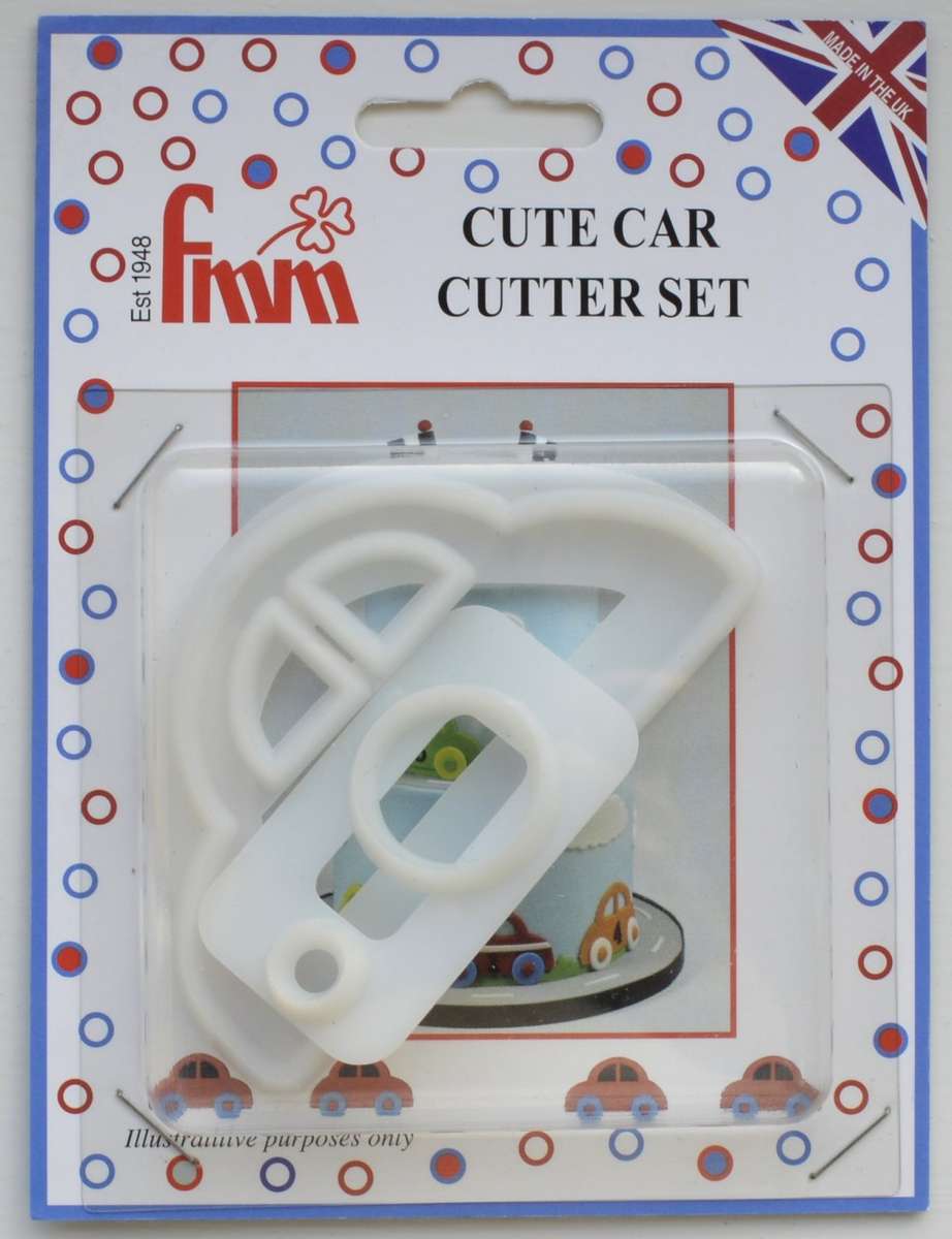 FMM CUTE CAR Cutter Set Cake Icing Decoration Decorating Sugarcraft Cutting Tool