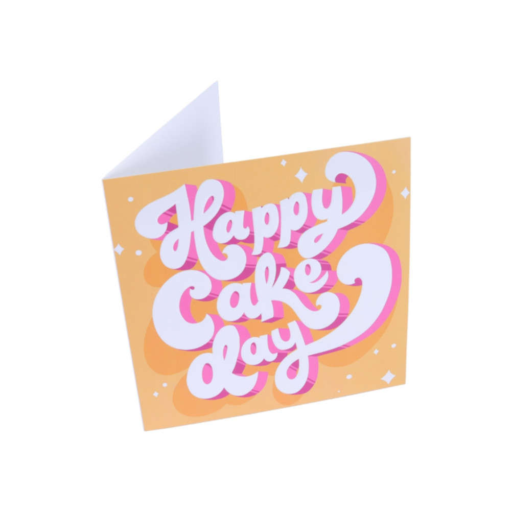 PME Greetings Cards with Envelope for Cakes - Happy Cake Day