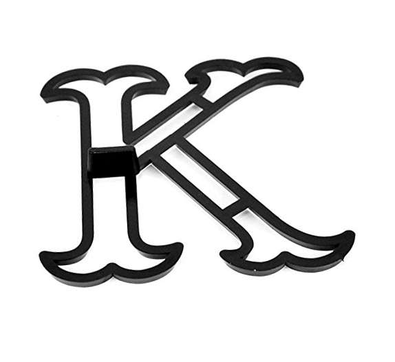 Patchwork Cutters EXTRA LARGE LETTER K Sugarcraft Cake Decorating Cutting Tool