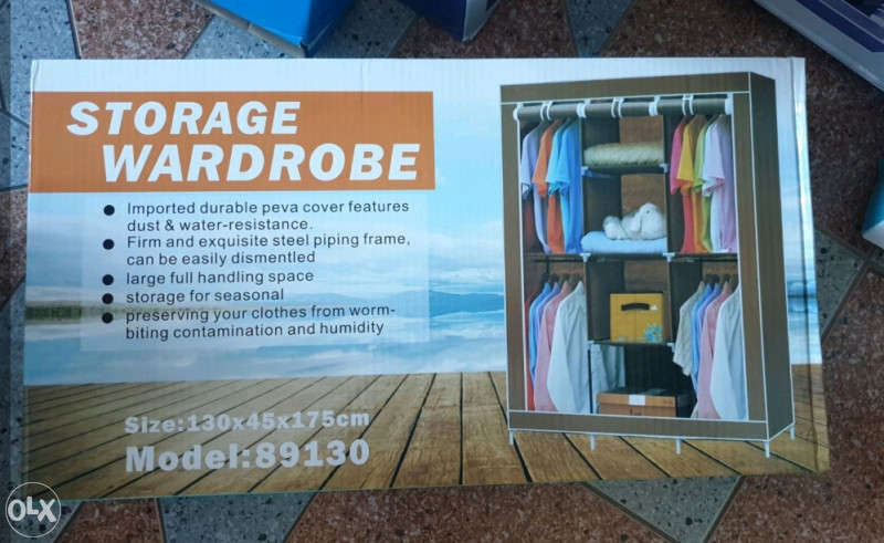 Space-saving fabric wardrobe for camping  JBY-89130 Size, 130x45x175cm