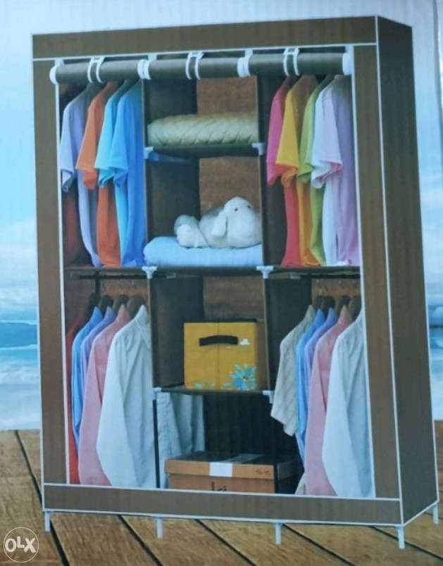 Space-saving fabric wardrobe for camping  JBY-89130 Size, 130x45x175cm