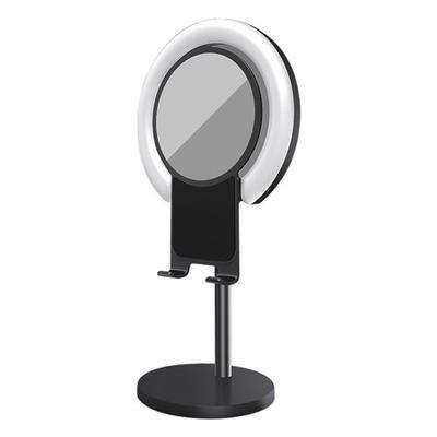 Selfie Ring Light With Desk Stand & Make Up Mirror