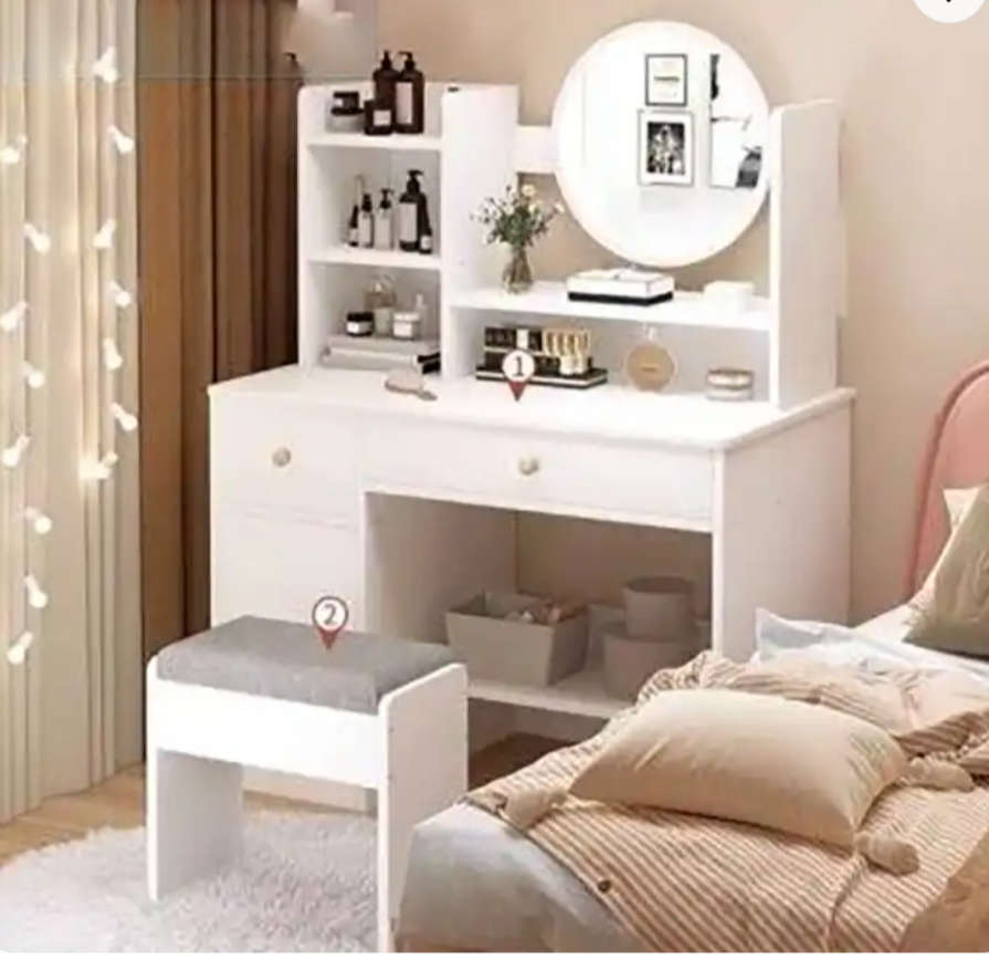 Dressing Table with  Mirror HEY011831 No Stool / Chair