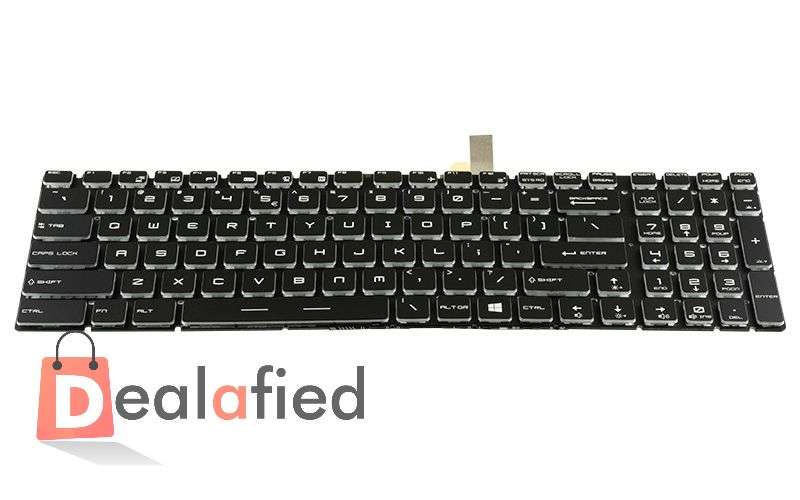 MSI CX72 7QL GP62 7RE Replacement Laptop Keyboard - Backlit Version