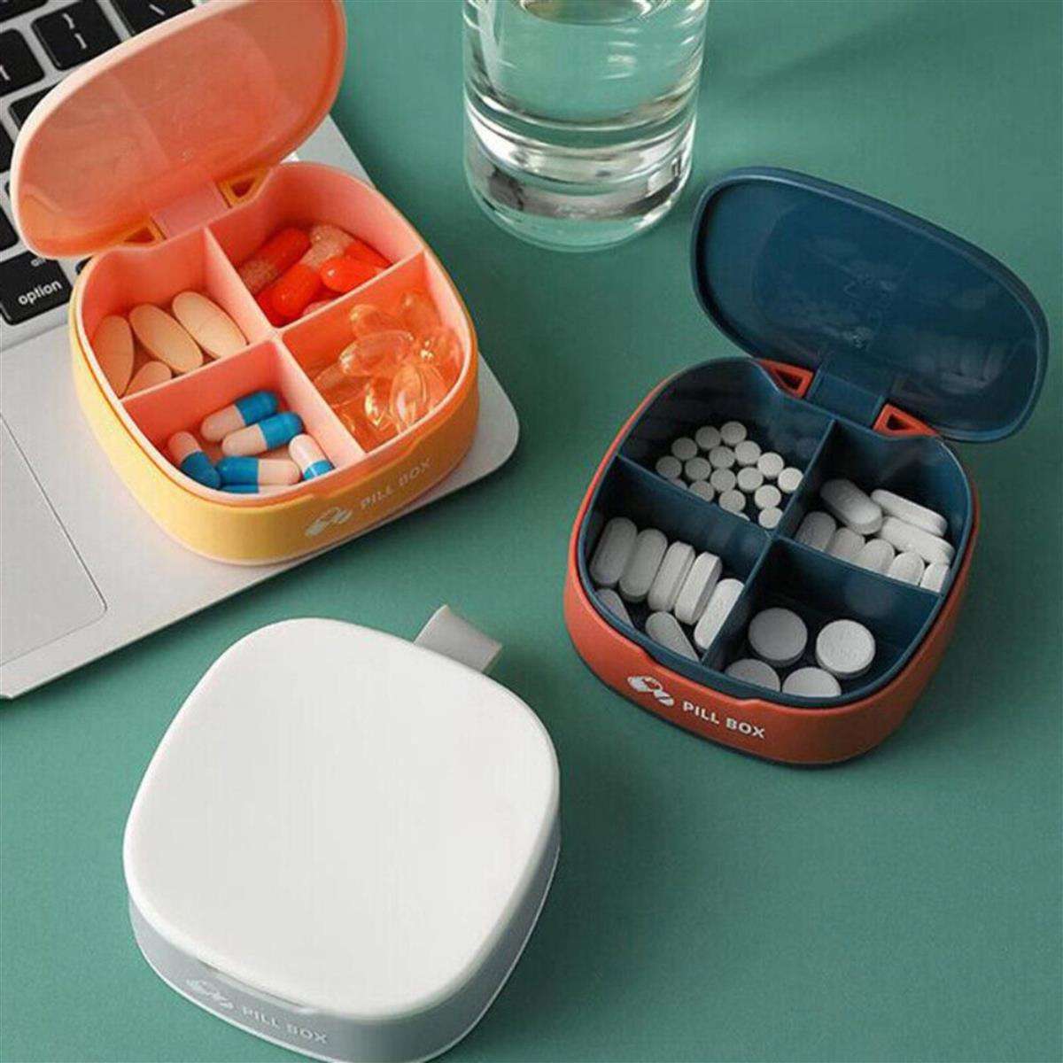 Balanced Body - Travel Pill Organizers - Blue & Red