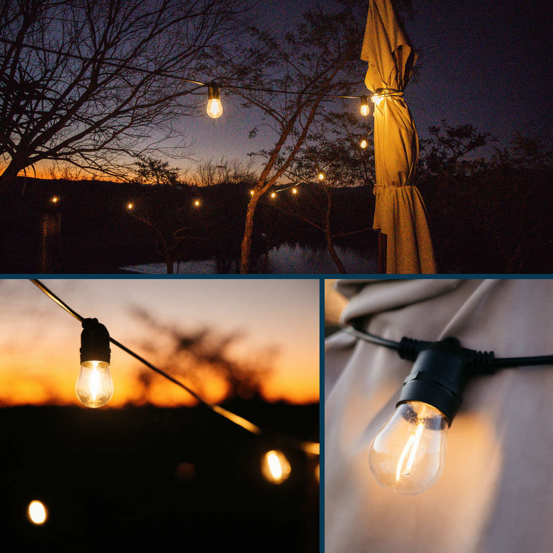S14 Vintage Replacement Bulbs | E27 | 2W | 6 Pack | Solar
