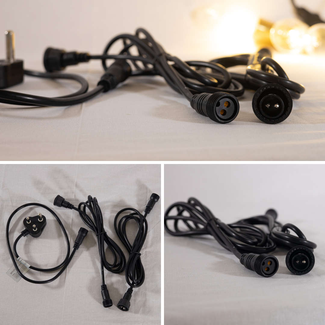 Festoon 2m Heavy-Duty Extension for Drop String Lights