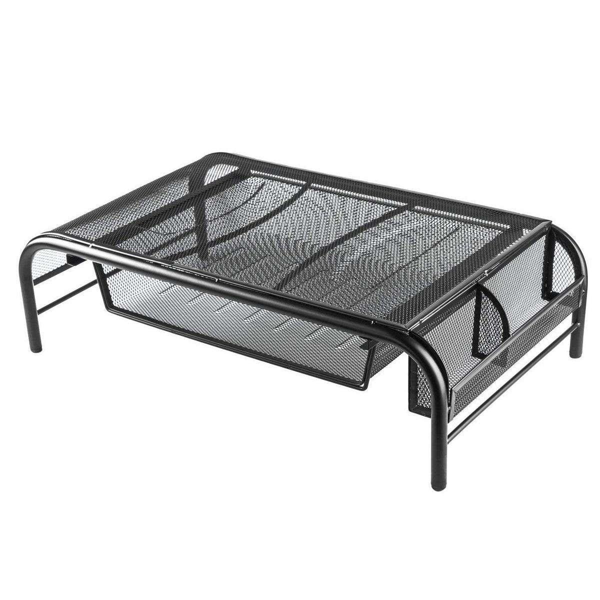 Mesh Monitor Laptop Stand Riser Desk