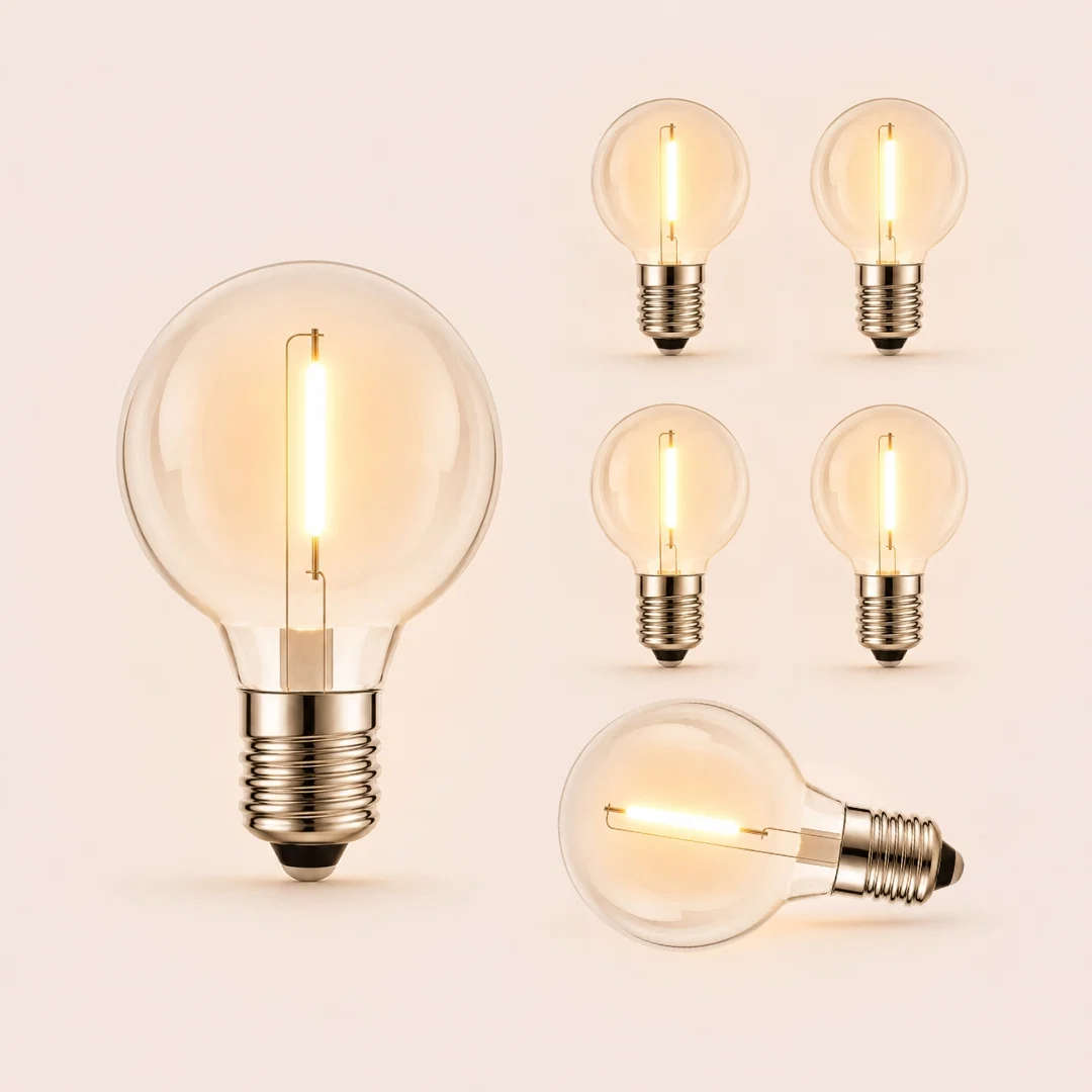 Classic G40 Replacement Bulbs | E12 | 0.8W | 6 Pack | Plug-in