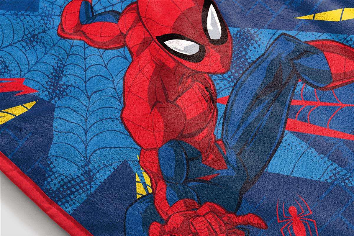 Spiderman - Off the Wall Silk Touch Throw