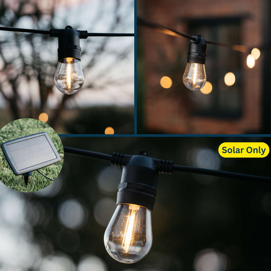 S14 Vintage Replacement Bulbs | E27 | 2W | 6 Pack | Solar