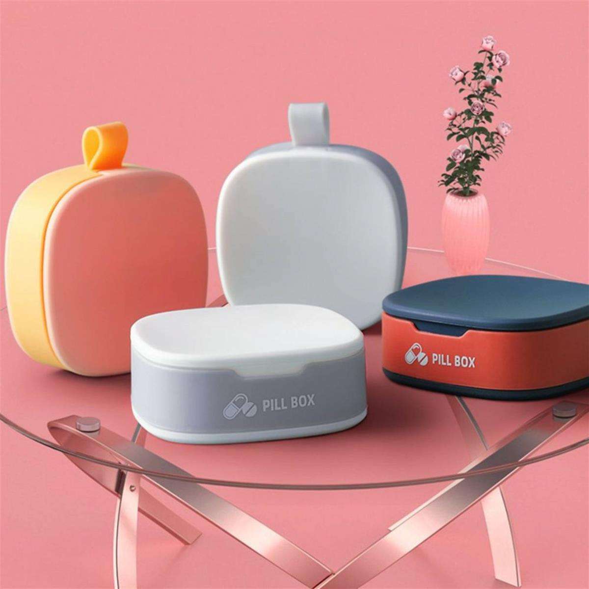 Balanced Body - Travel Pill Organizers - Blue & Red