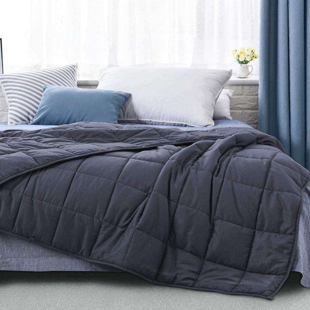 6.8kg Anti Anxiety Weighted Blanket - Charcoal