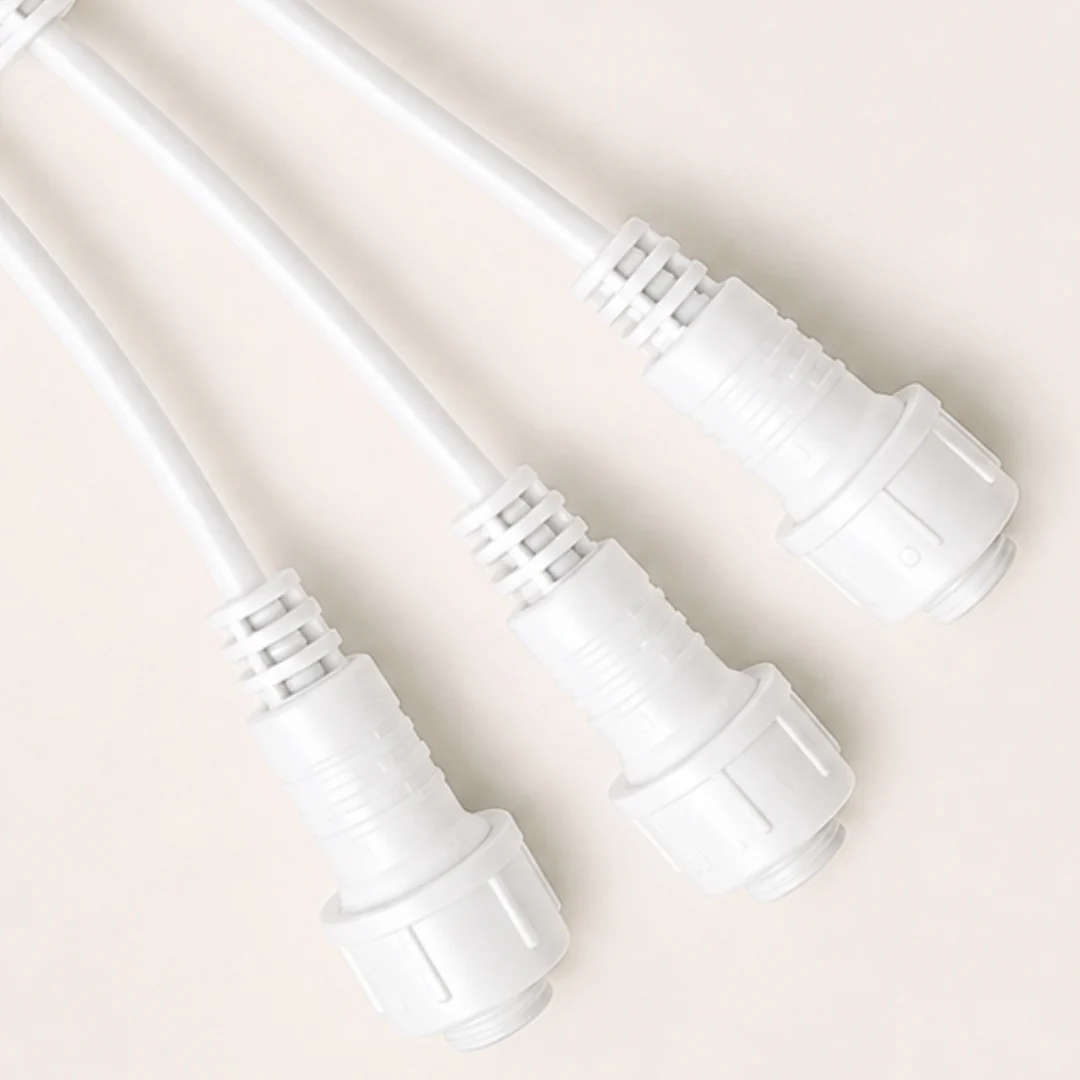 3-Way Connector | Festoon String Lights | White