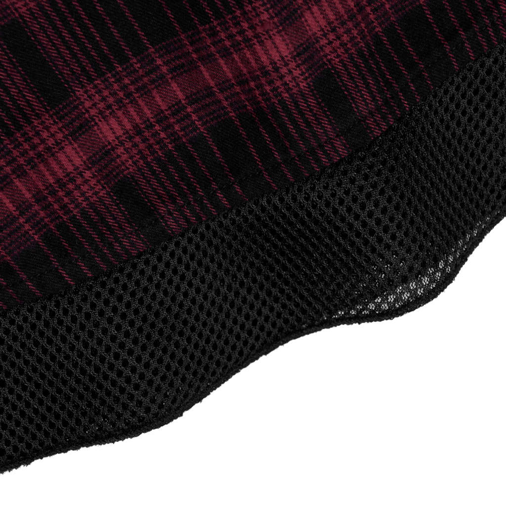 PUNK RAVE Plaid Mesh Pattern Skirt