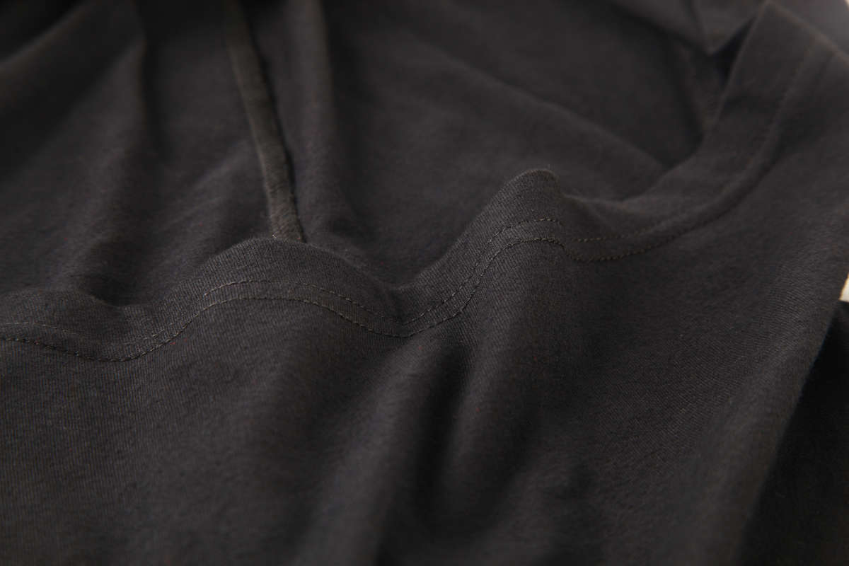 Dark Fashion T-Shirt With Big Hood