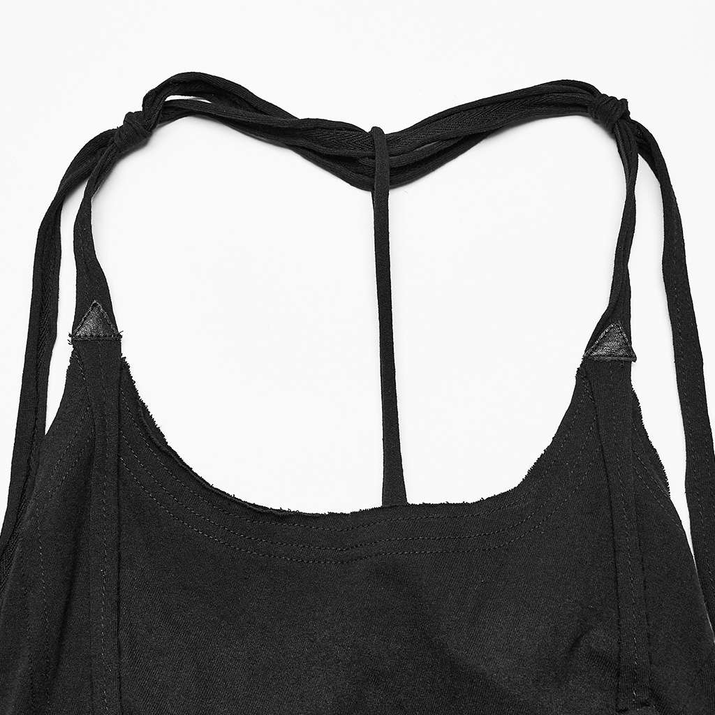 Asymmetric Slip Long Dress XS-S