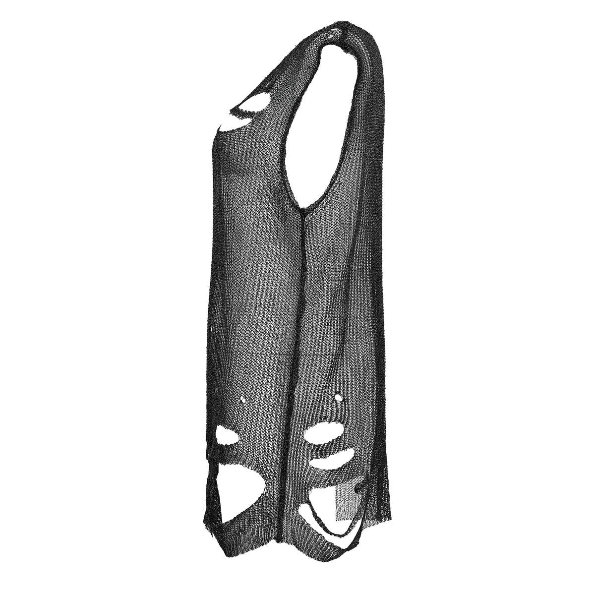 Ripped Irregular Vest