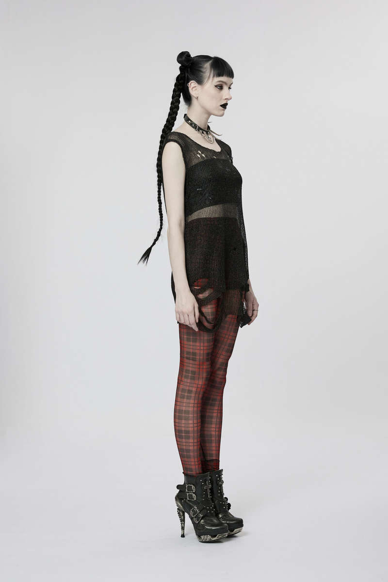 Ripped Irregular Vest