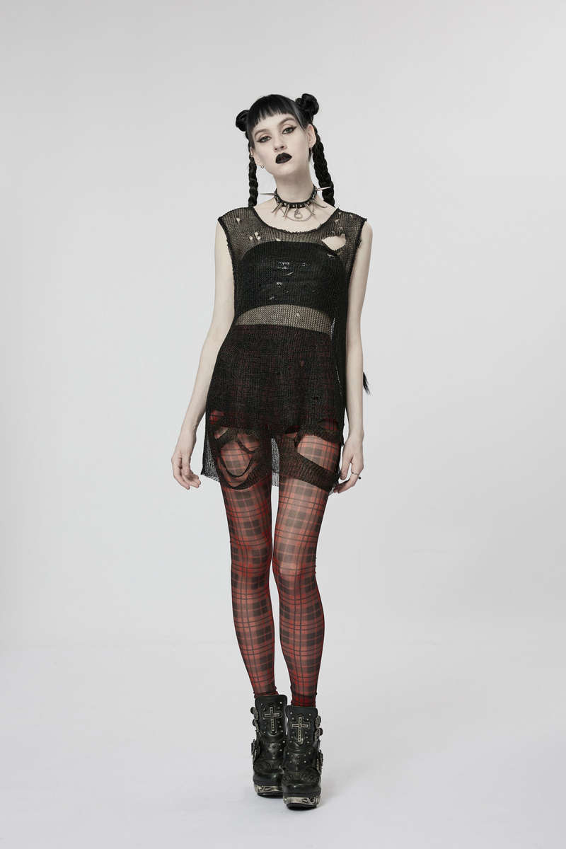 Ripped Irregular Vest