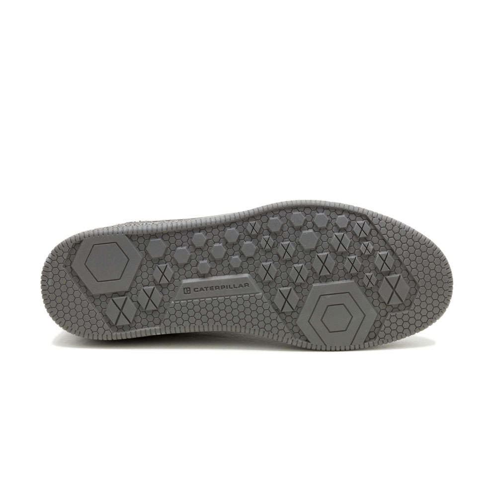 CAT PAUSE RETRO - Dark Gull Grey/Black Jazz Suede