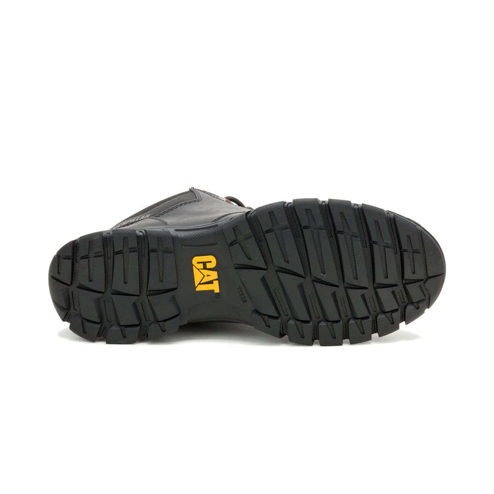 CAT THRESHOLD CHUKKA BURNISH - Black/Black