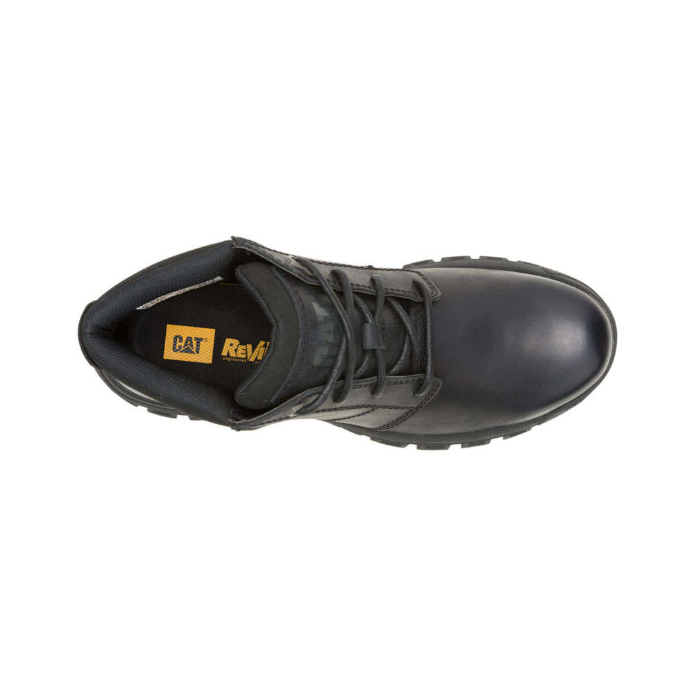 CAT THRESHOLD CHUKKA BURNISH - Black/Black