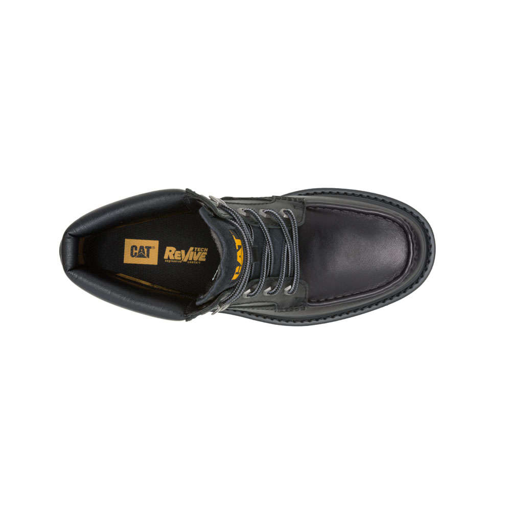 CAT Colorado Moc Toe- Black