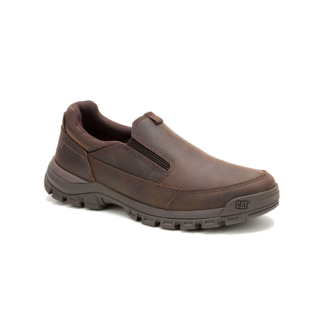 CAT Threshold Slip-On - Dark Brown
