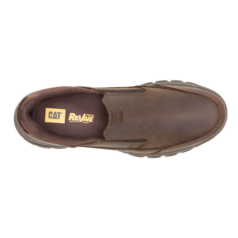 CAT Threshold Slip-On - Dark Brown