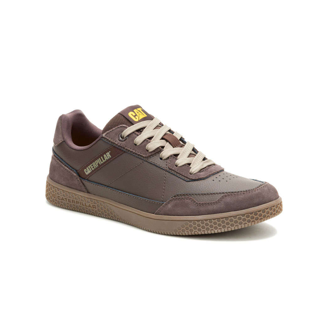 CAT Pause Retro Leather-Dark Brown