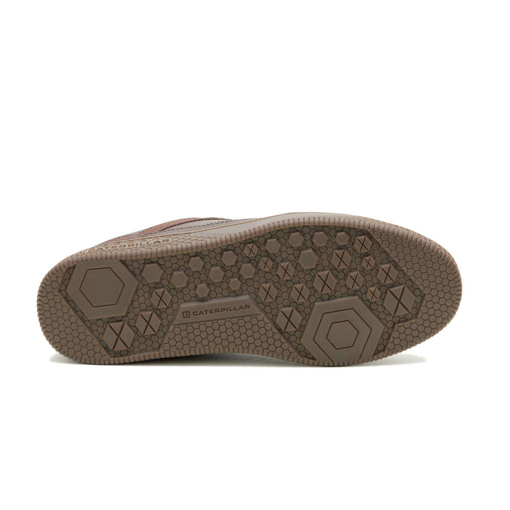 CAT Pause Retro Leather-Dark Brown