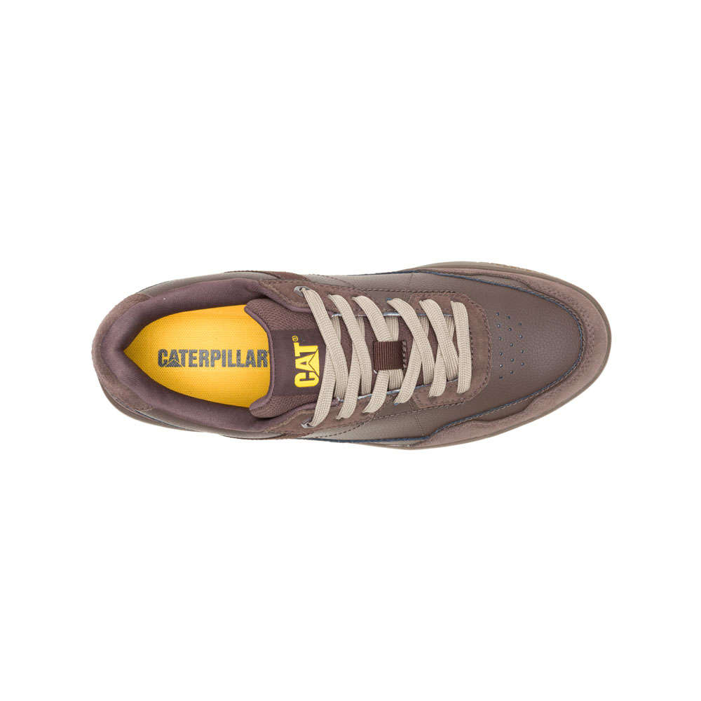 CAT Pause Retro Leather-Dark Brown