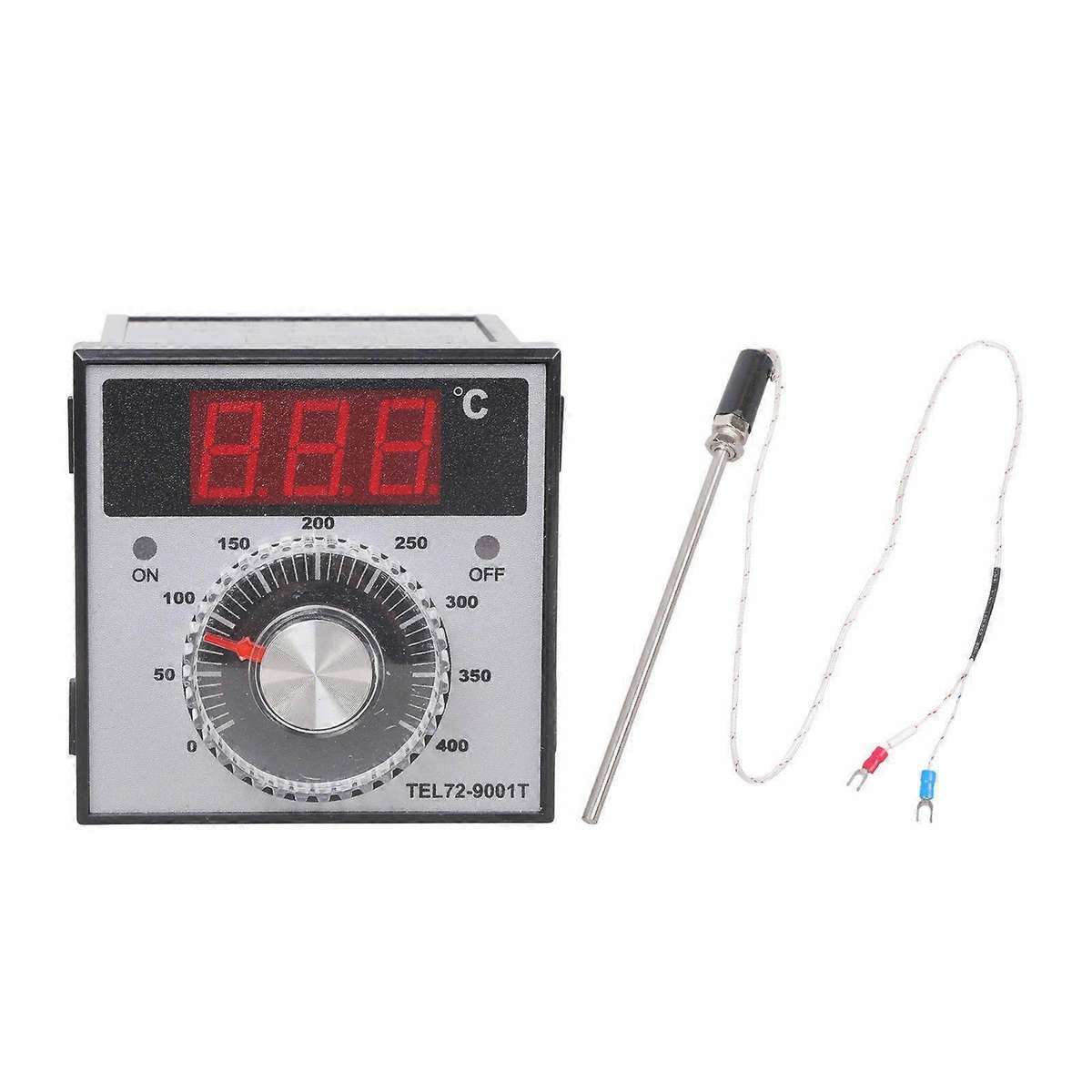 Oven Temperature Controller (Type K)  72x72mm with Probe