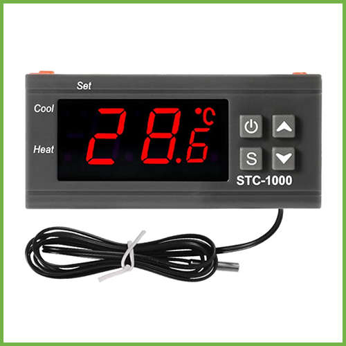 STC-1000 Digital Temperature Controller 220V  Heating & Cooling Thermostat with Sensor | South...